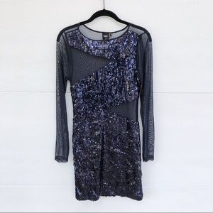 ASOS Sheer Sequin Dress